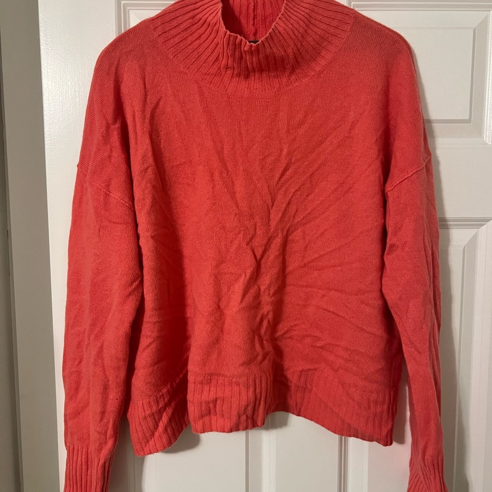 Women's Coral Cashmere Sweater
